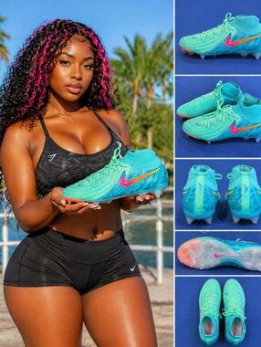 Sz 8.5 Nike Soccer Cleats Phantom Luna II EL LV8 SG Pro AC P FZ4945-300 Men's